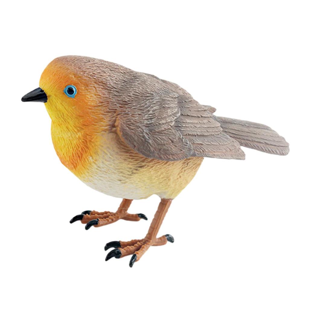 Realistic Bird Figure Miniature Birds Decor Centerpiece Sculpture Creative Figurines