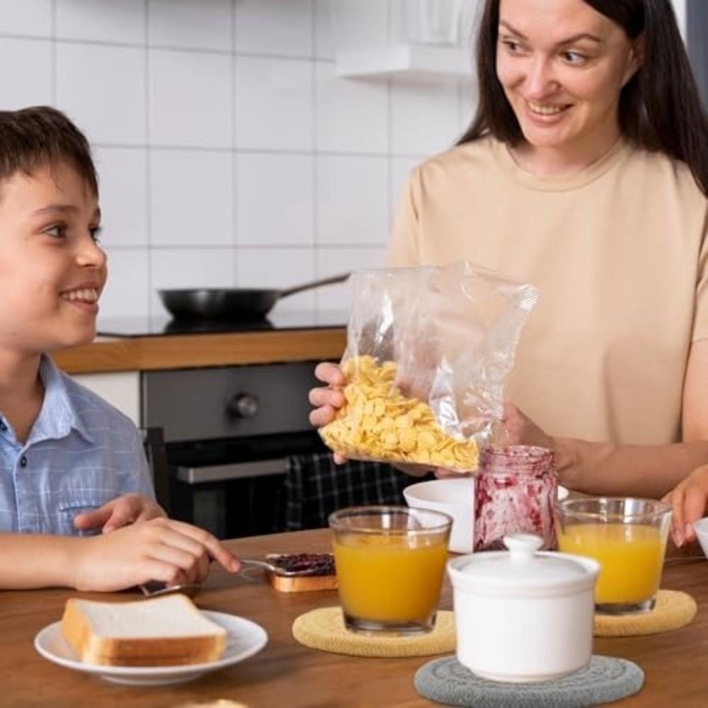 8Pcs Absorbent Potholders Set Cotton Woven Trivets Set Boho Style Hot Mats  Home Decor