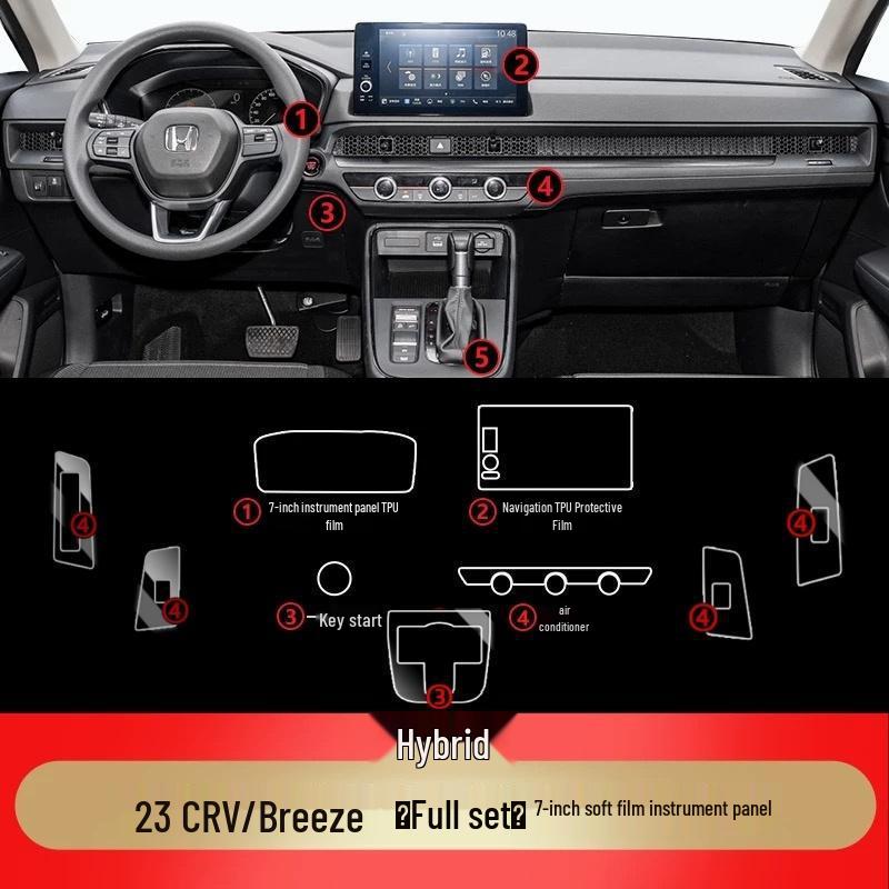 Honda Breeze Interior & Headlight Protective Film Kit