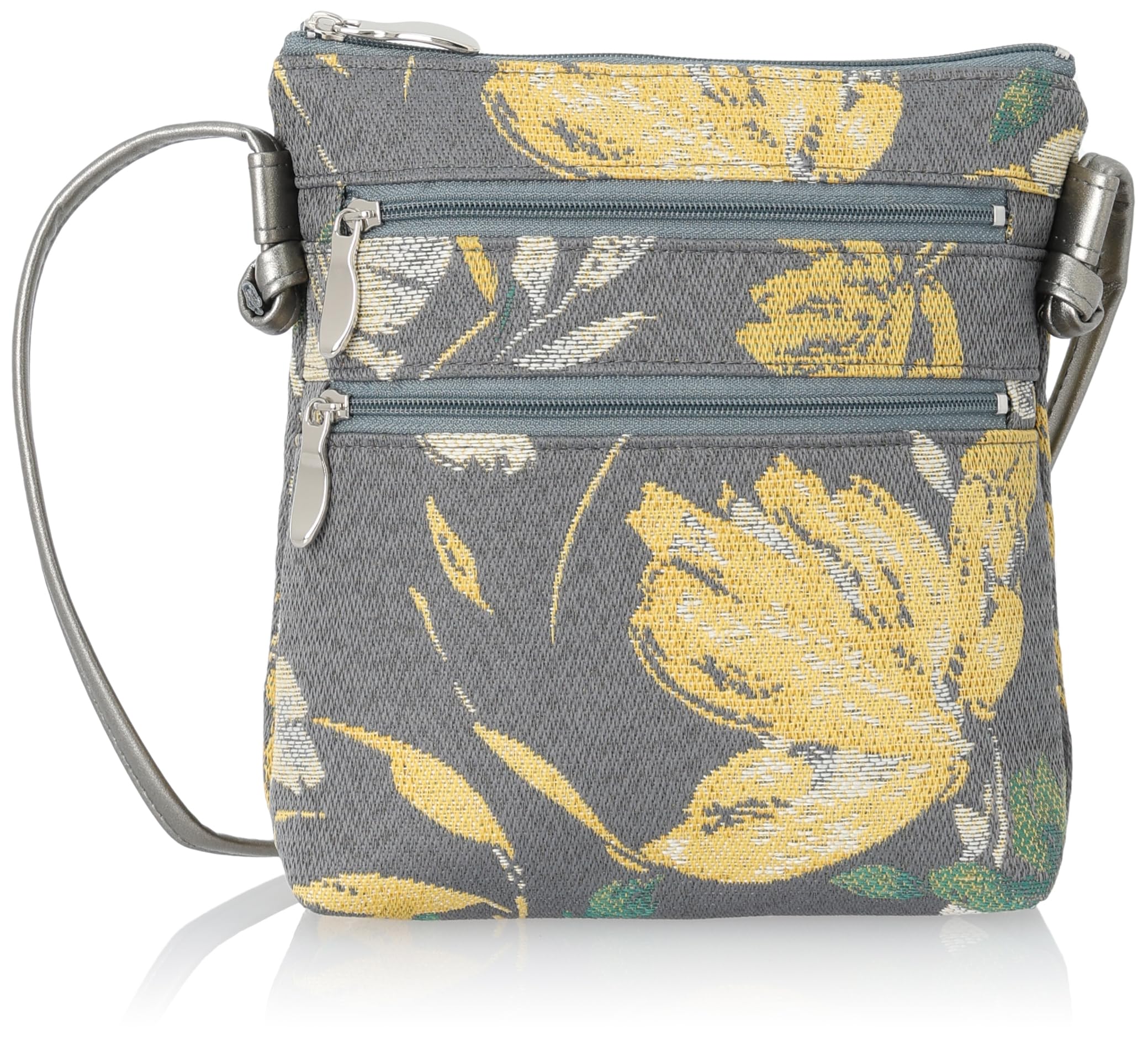 Bianco Women s Shoulder Pochette, Gray