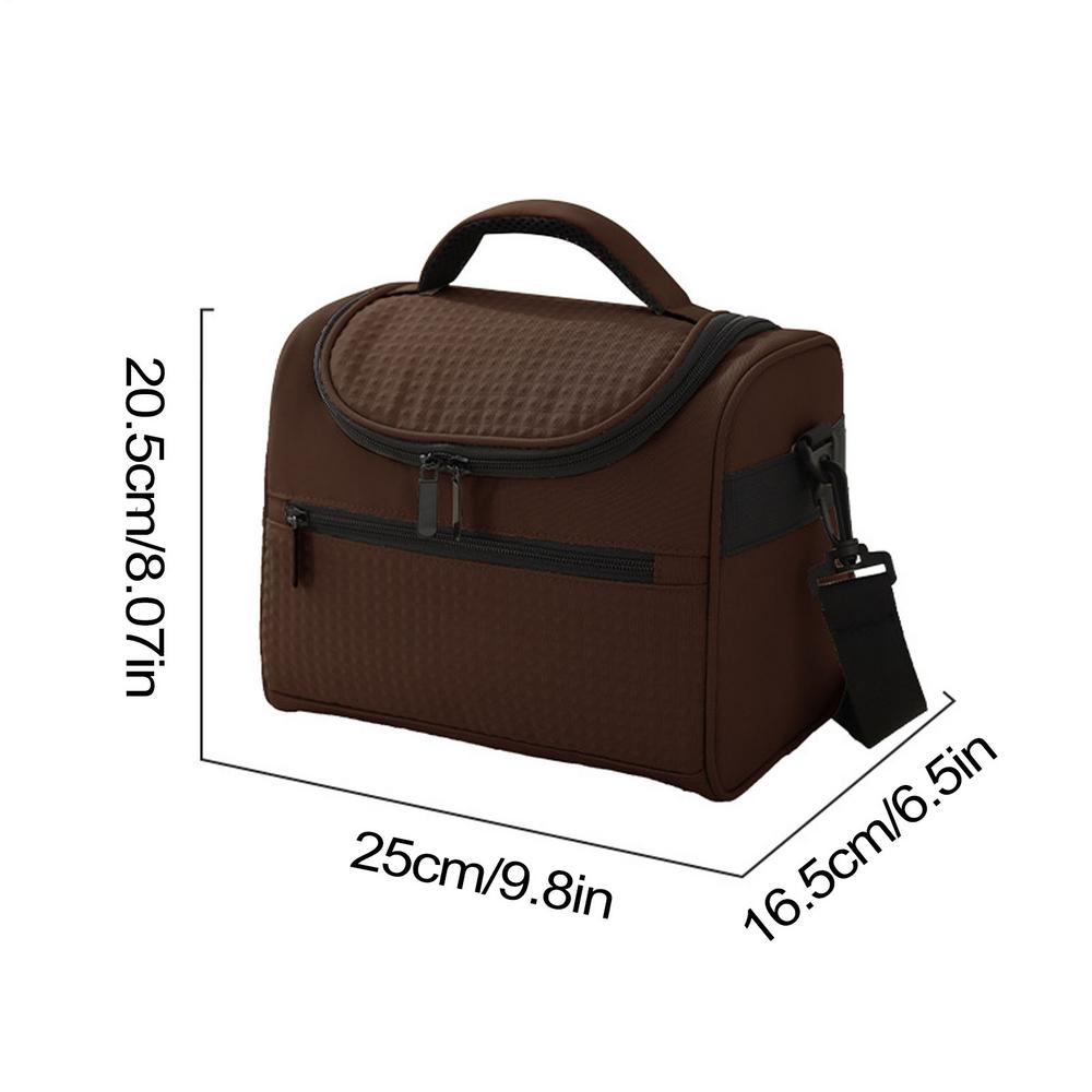 

Lunch Bag Women 8.5 L Lunch Bag Lunch Box Triple-layer Insulated Lunch Tote Large Capacity With Adjustable Shoulder Strap For фіолетовий