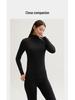 Women's Slim Fit Cotton Mid-Neck Winter Warm Base Layer Top