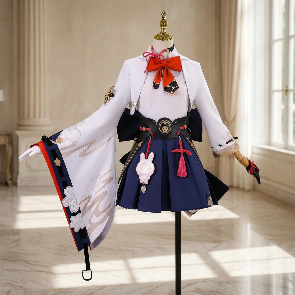 Honkai Star Rail Evanescia Cosplay Costume With Accessories For Anime Role Play