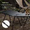 Camping Aluminum Table Alloy Folding Table With Carrying Bag Lightweight Outdoor Desk Picnic Blackened Tactical Table New