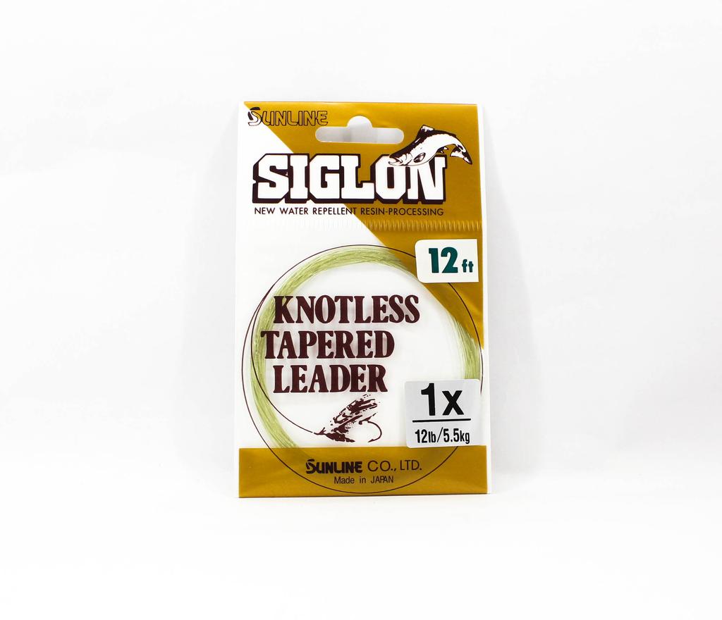 Sunline Tapered Leader Siglon Nylon 12 FT 1X/12Lb/0.25 mm (0507)