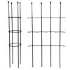 2 Set Rose Support Frame Multifunction Detachable Plastic Coated Steel Climbing Plants Support for Roses Flowers Vine