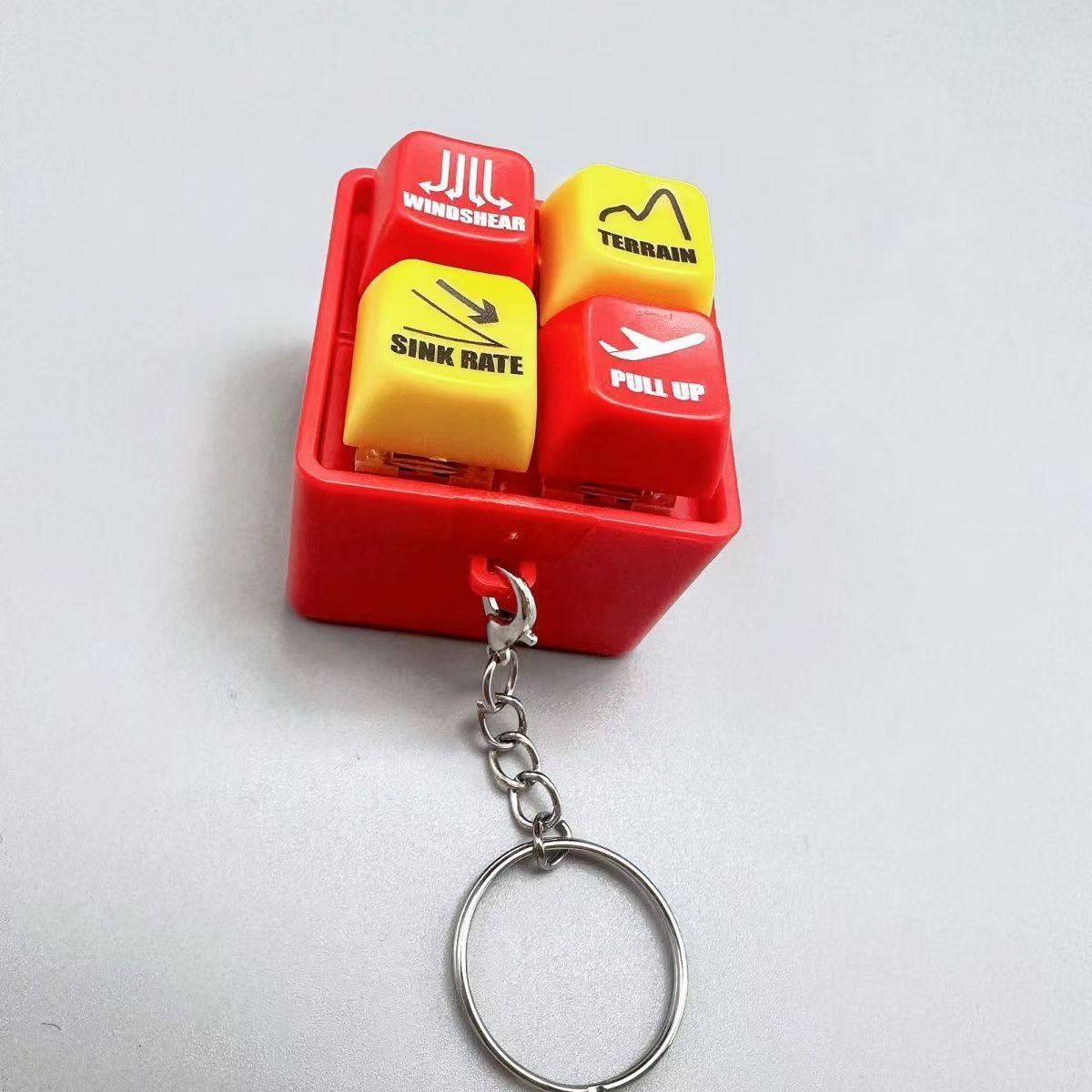 

Трансграничный EGPWS Аварийный сигнал самолета Светящаяся игрушка Брелок-подвеска Подарок