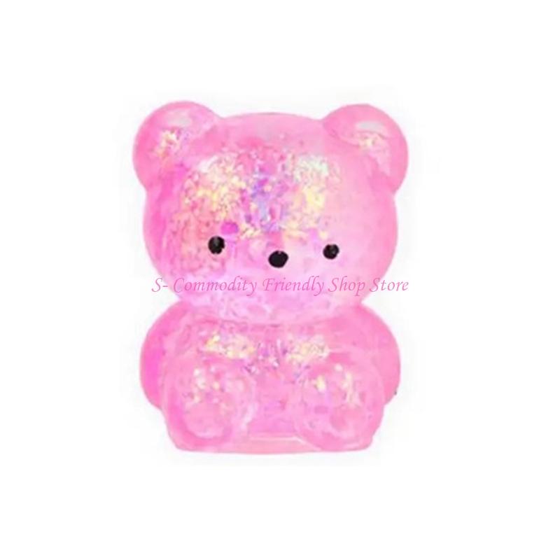 85Ae Pocket Sized Slow Recovery Squeeze Toy Glitter Deformation Design Anti Anxiety Sensory Game