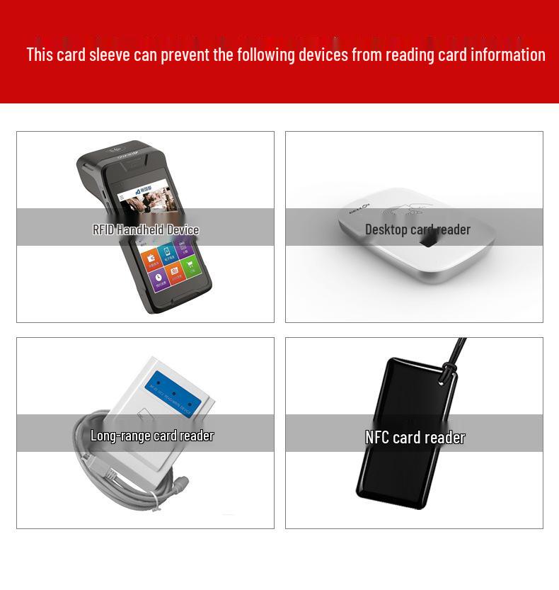 RFID Anti-Theft Cowhide Accordion Card & ID Holder with Zipper