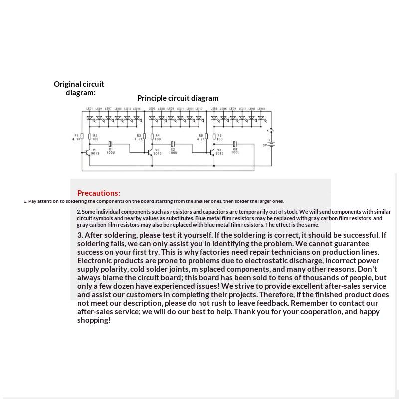 Diy Heart-Shaped Led Flowing Lights Electronic Kit 18 Red Led Light Pcb Soldering Kit With Battery Box Dc3V Circuit Board Module