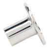 22MM Stainless Steel Round Base 7/8'' Tube Marine Hand Rail Base Boat Handrail Fittings  Yachts