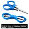 Multi-functional Folding Stainless Steel Scissors for DIY, Sewing, Paper Cutting, and Office Use