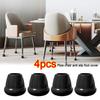 Silicone Chair Leg Protectors Anti Slip Chair Leg Pads Caps Covers  for Hardwood Floors