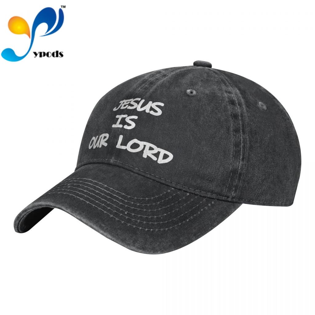Jesus ist unser Herr, Unisex-Baseballkappe, Unisex-Damen-Snapback-Mütze, Papa-Mütze, Sommer-Sonnenkappe für Unisex- und Damen-Hüte