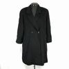 Pure cashmere/Long Chester Coat/Women’s LXL/Black/Big Size/Outer
