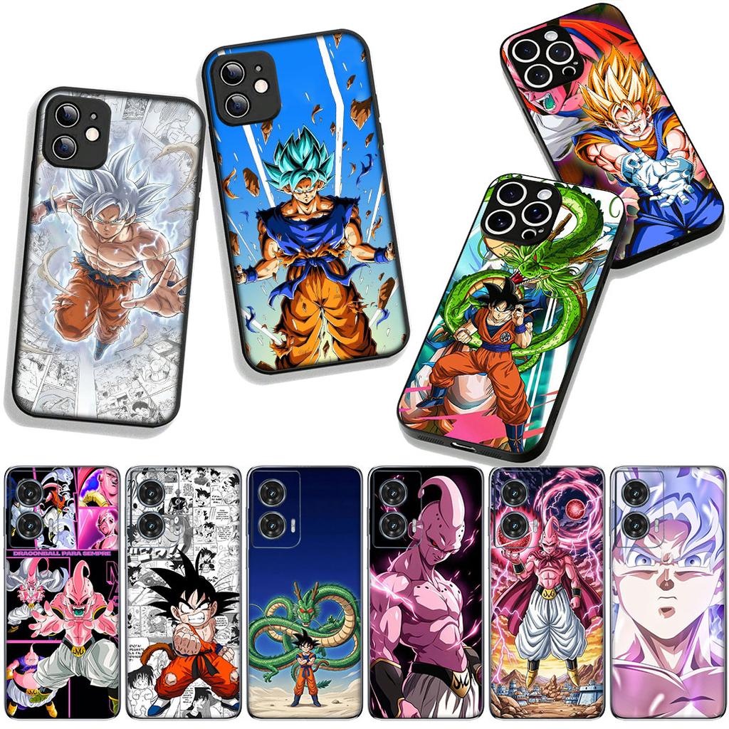 for Samsung Galaxy A25 A37 A57 A12 A14 A50 A51 A70 A71 A72 A21S A04 M15 Note 20 9 8 10 Case Super Dragon Gokus Majin Buu Ball