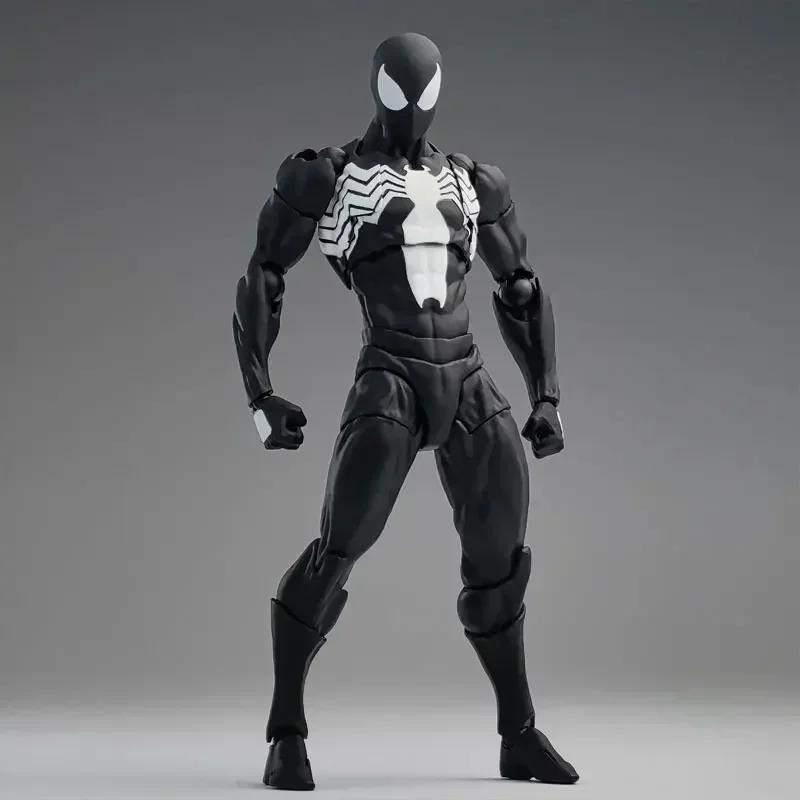 2026 IN Stock Mess Toy Scarlet Spider Kaine Parker Action Figure - Black and Red Spiderman Symbiote Anime Collectable Gift Toy