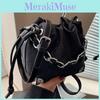 Korean Style High-end Underarm Bucket Bag Street Fashion Chain Crossbody Bag