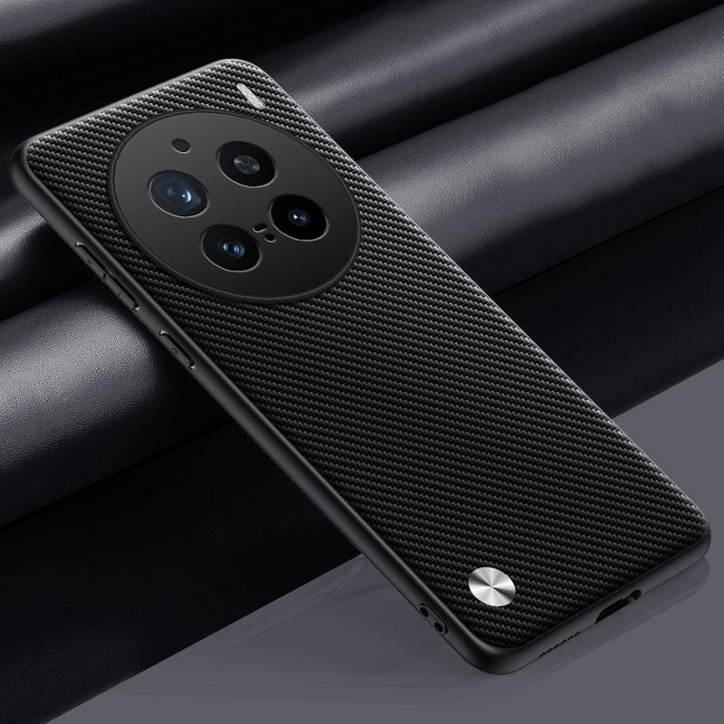 

Роскошный чехол из искусственной кожи для Vivo X200 Pro, задняя крышка, матовый силиконовый противоударный чехол для телефона с полной защитой для Vivo X200Pro 5G For Vivo X200 Pro матовый черный