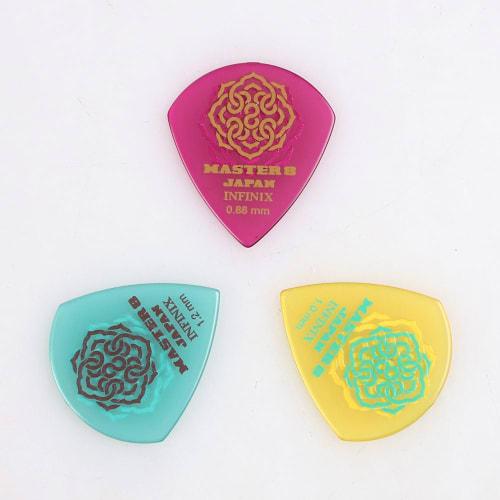 MASTER 8 JAPAN IFHPR-TD060 INFINIX TEARDROP Hard Polish with Rubber Grip 0.6mm Guitar Picks X 10