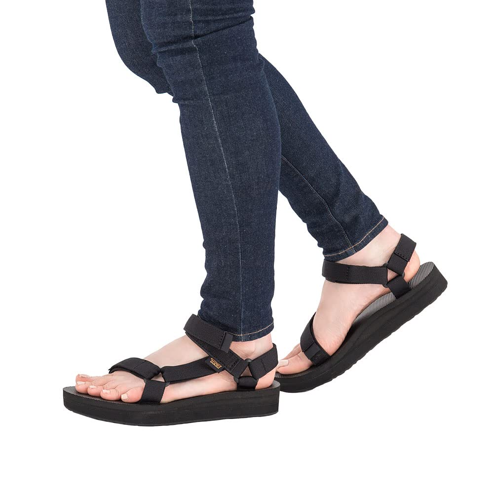 Sandals Midform Universal Black US7 24cm Sports Sandals Shoes Outdoor [Teva] Women's 1090969-BLK / [Used]
