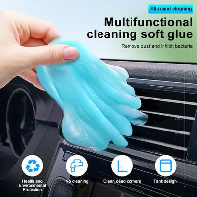 Gel per Pulizia Auto Slime per Lavaggio Auto 70/160g per Macchina Pulitrice Pulitore Magico Tampone Auto Colla in Polvere Strumento Pulizia Gel Rimuovi Polvere