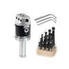 Boring Head F1 2/3/4" 50/75/100mm F1 Type Boring Head 12/18/25mm Lathe Boring Bar Milling Holder Milling Machine Tool Wrench (BT40)
