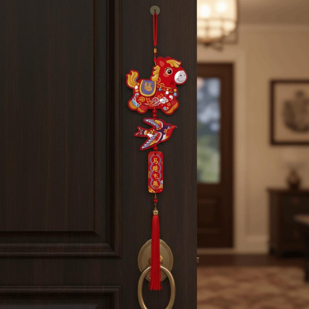 Bell Spring Festival Pendant Traditional Wall Door Hanging Ornaments  Home Decor