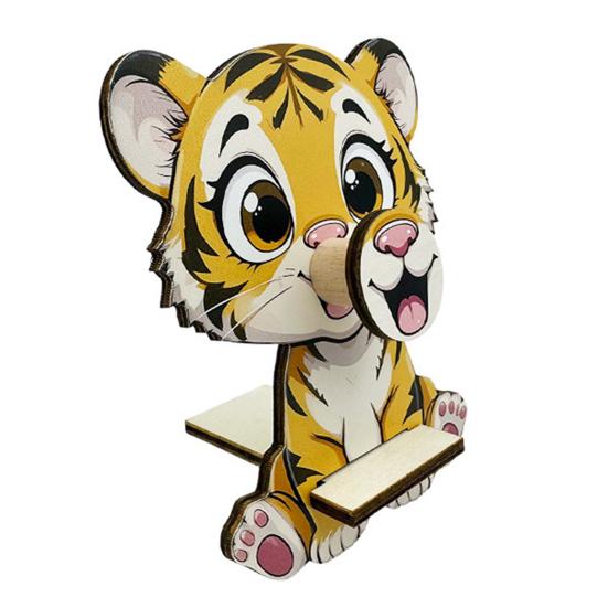 Cute Wooden Animal Glasses Holder, Cartoon Duck Dog Cow Sunglasses Display Stand, Desktop Eyeglass Holder Rack for Home Office Desk Decor