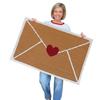 Valentine Outdoor Rug Wear-Resistant Artificial Linen Dust Removal Mat Household Entrance Front Door Rug for Indoor/Outdoor Use