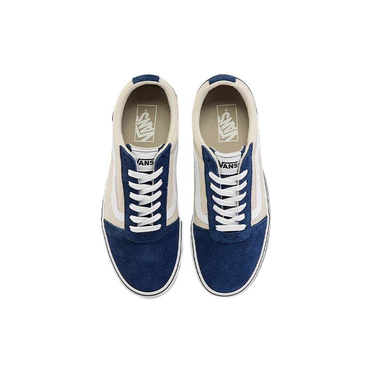 Vans Ward Canvas Casual Fashion Low Top Skate Shoes Unisex Sneakers Blue Brown VN0A5HTS80M