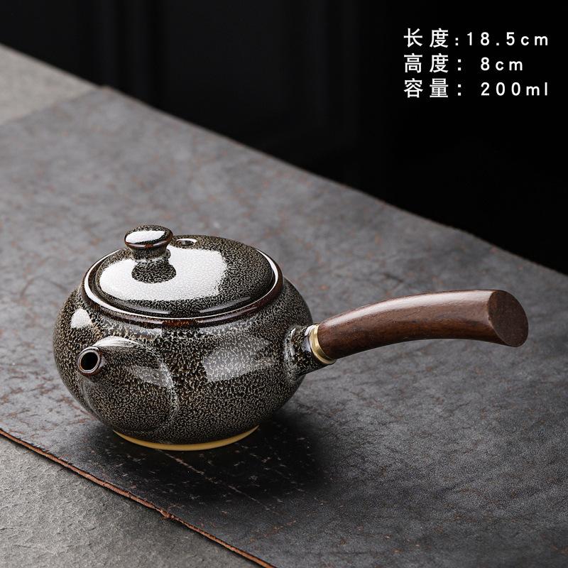 Japanese Ceramic Teapot Highend Side Handle Pot Kung Fu Tea Set Small