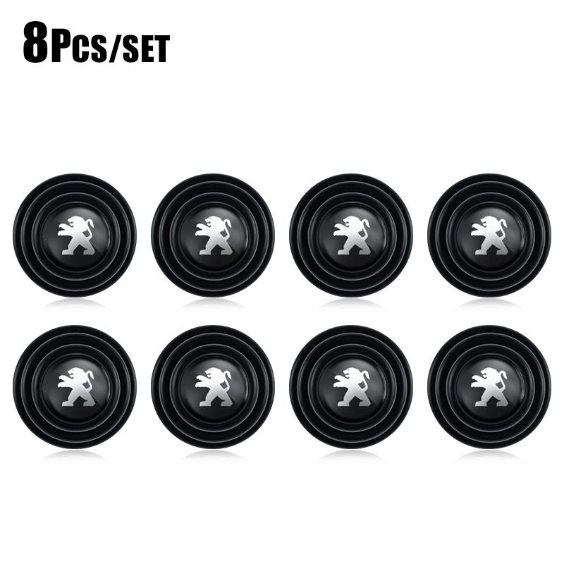 4/8/12Pcs Car Door Anti-shock Pad Anti-noise Buffer Gasket Auto Interior For Peugeot 407 307 206 408 208 3008 308 2008 5008 207