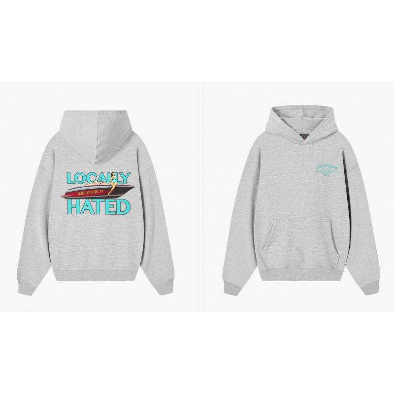D11-Cotton-containing blended men's and women's versatile sweater fashion long-sleeved street fashion loose hoodie