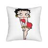 Cute Cartoon Girl BBetty Boops Square Pillow Cases Cushion Covers Creative Zippered Decor Pillowcover for Home xcm