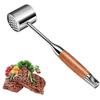 Double-side Loose Meat Tenderizer Stainless Steel Kitchen Beef Hitting Tool  Steak Tenderizing