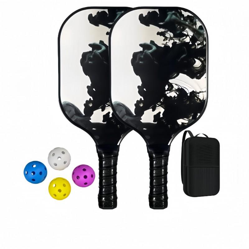 Lightweight Fiberglass Pickleball Paddles Full Set Training Equipment