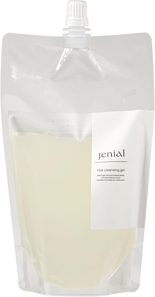 

Genial Hot Cleansing Gel Plus Refill 280ml: Makeup remover, safe for eyelash extensions, no double cleansing required, pore care, blackhead removal,