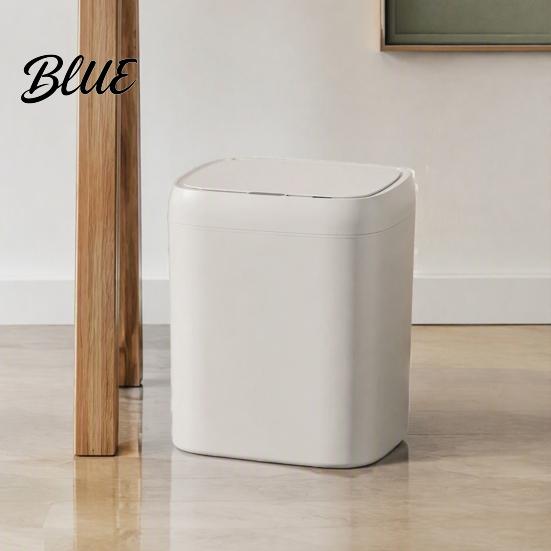 Modern Minimalist Waste Container Smart Sensor Trash Can Automatic Motion Induction Garbage Bin with Large Capacity Can Touchless Lid for Bathroom