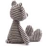 Gund Zag Teddy Bear, Black and White Stripe Plush Animal, 16 Inch