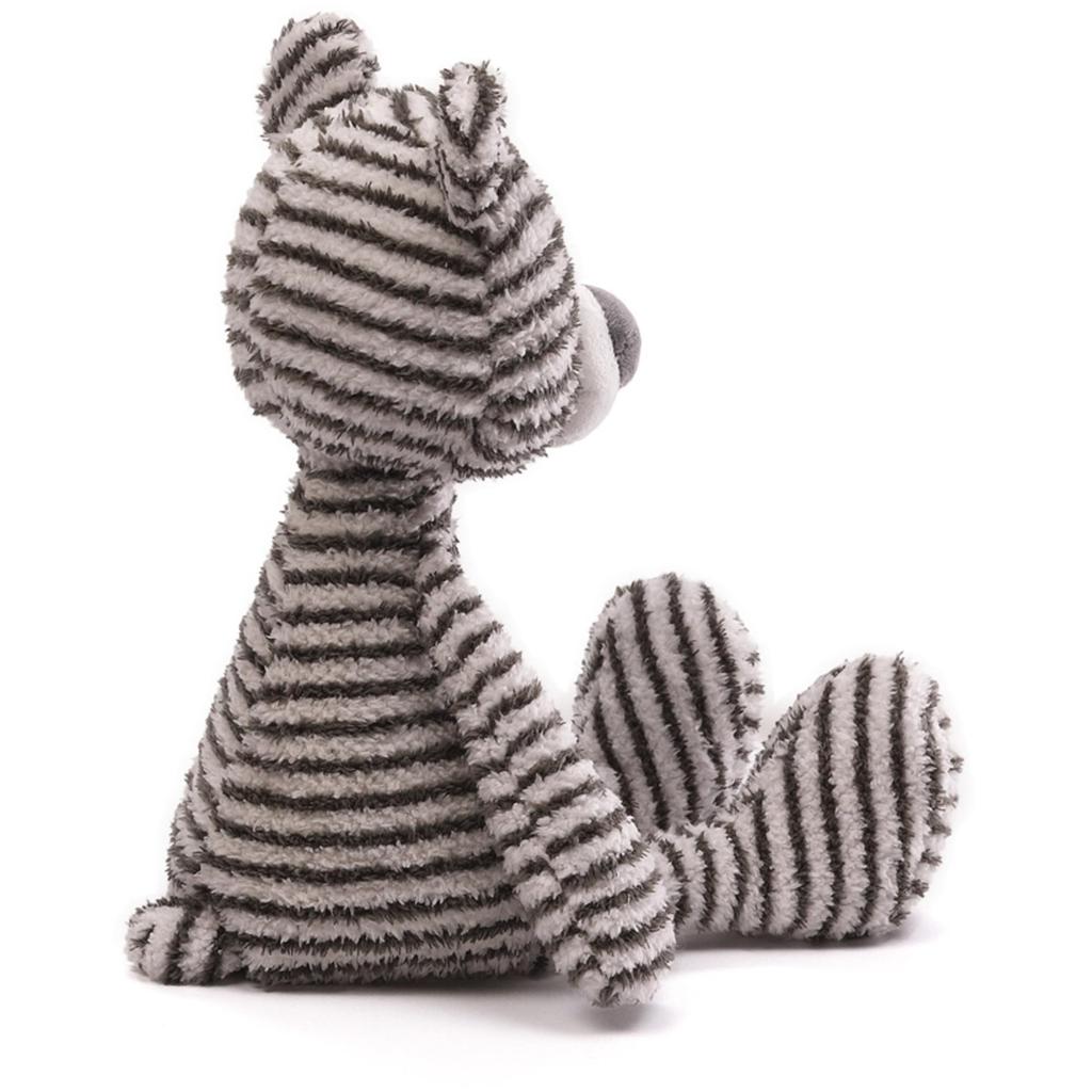 Gund Zag Teddy Bear, Black and White Stripe Plush Animal, 16 Inch