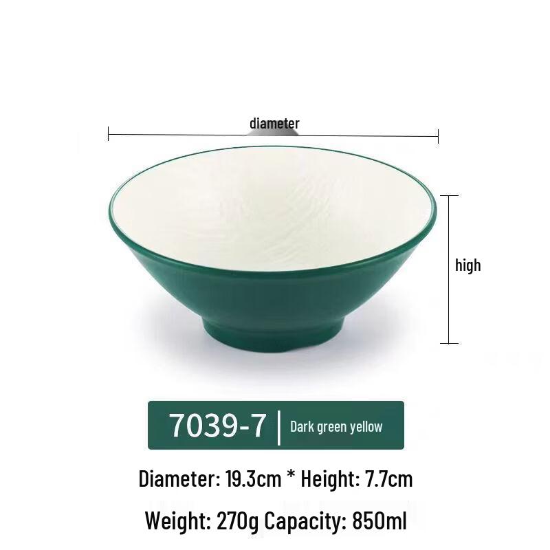 Yuzhuxun Melamine Restaurant Noodle Bowl