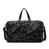 Travel Bag Letter Fashion Large Capacity Shoulder Bag Versatile Fitness Sports Crossbody Bag Business Trip Airplane Bag Storage Bag