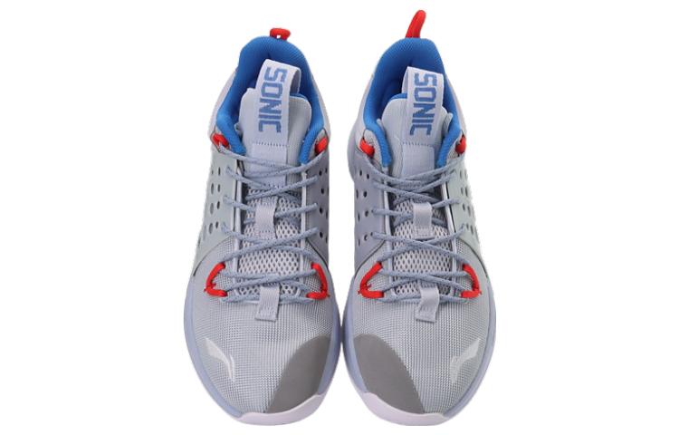 Li Ning SONIC 7 Low Textile, Synthetic Leather, TPU Cushioning Slip Resistant Abrasion Resistant Coverage Support ABAP033-3