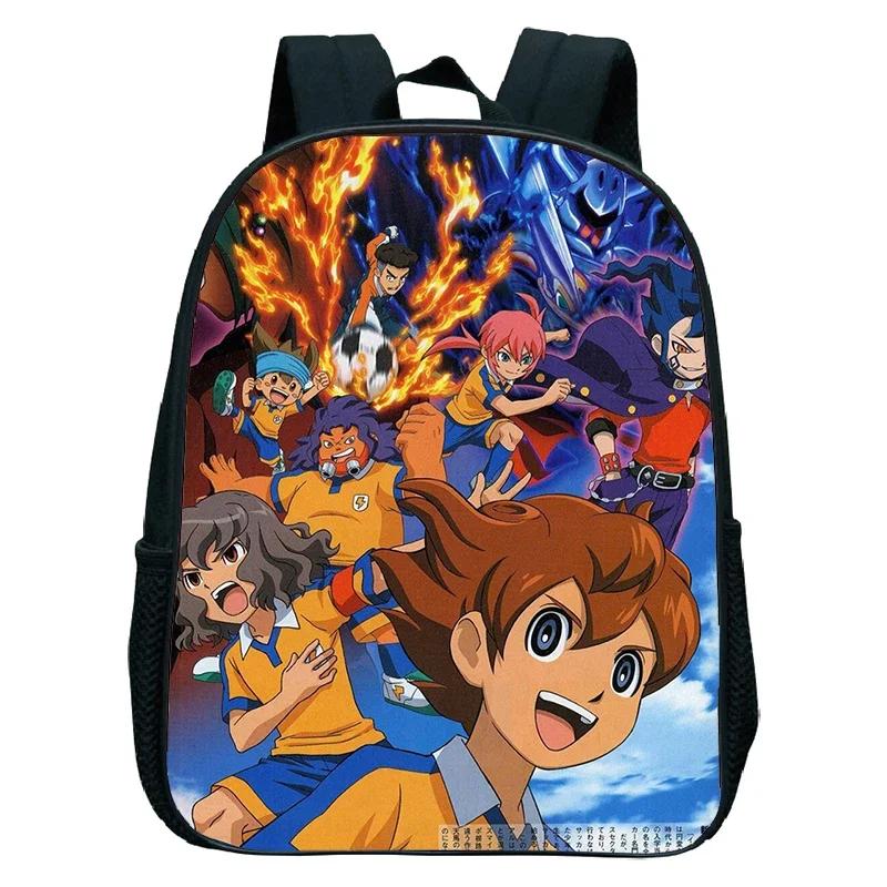 Inazuma Eleven Go School Bags Toddler Boy Lightweight Kindergarten Backpack Kids Girls Orthopedic School Bags Anime Mochila Gift
