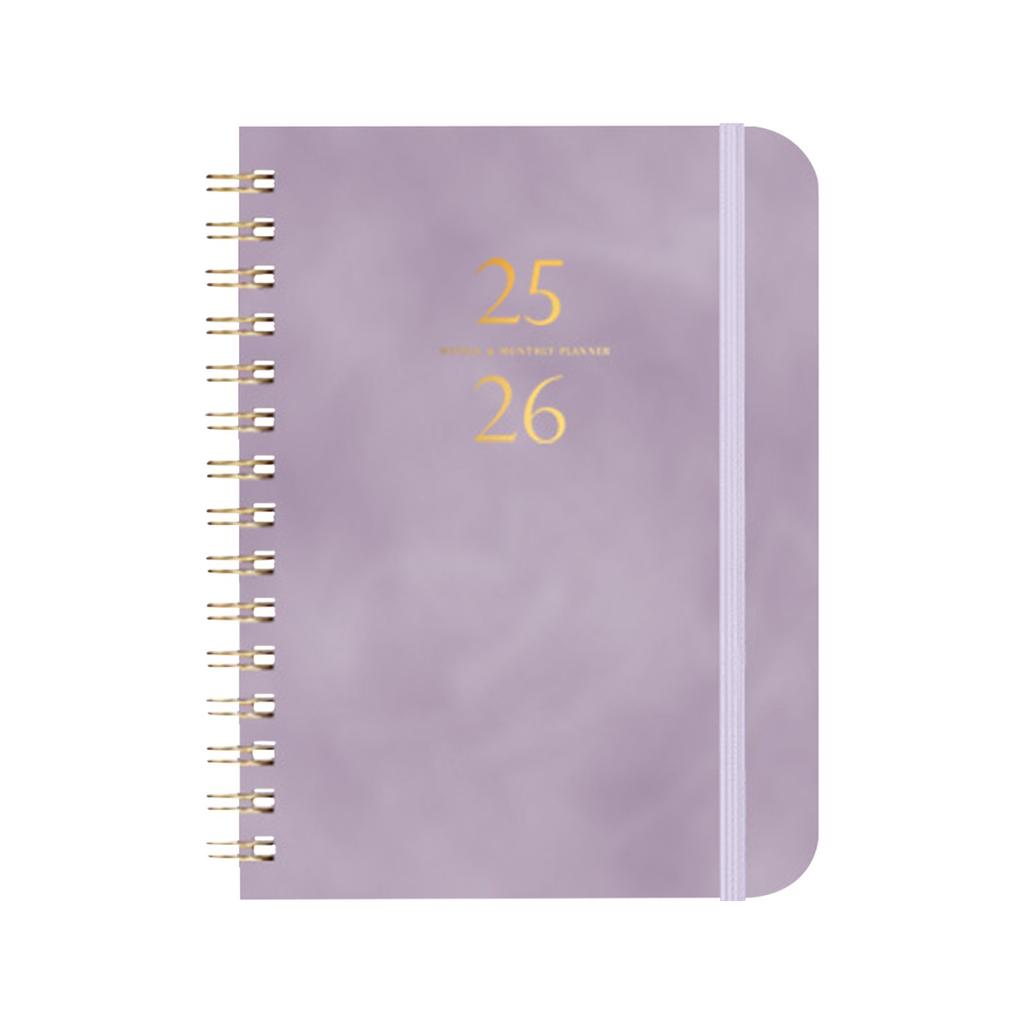 Daily Planner, Hard Cover Calendar Planner With Tabs, Annotated Pages For Student Teachers Academic Weekly And Monthly School Org
