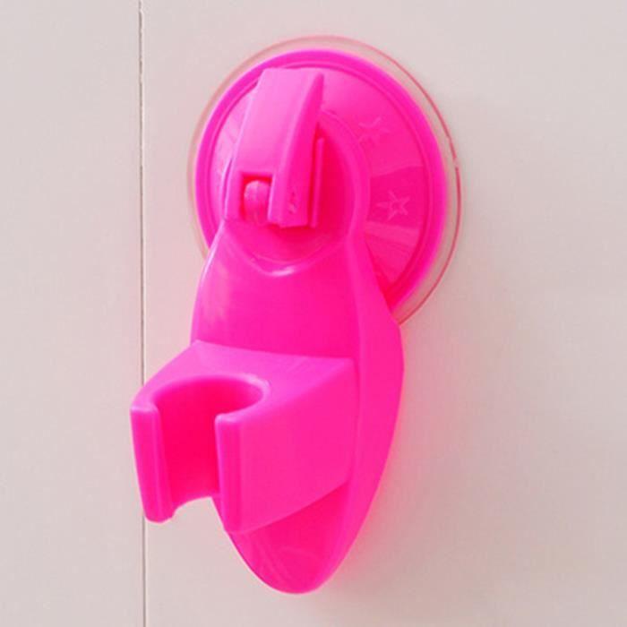 Nouveau Support De Mandrin Fixe De De De Type D'aspiration De Salle De Bains De De Douche (rose Rouge) COMPILATION