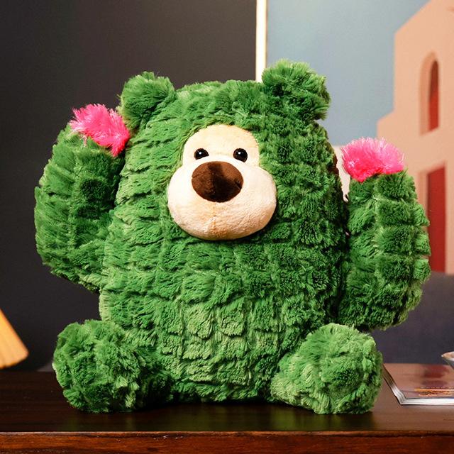 Cactus Teddy Cartoon Bear Pineapple Plush Toy Stuffed Pillow Girls Gift Kids