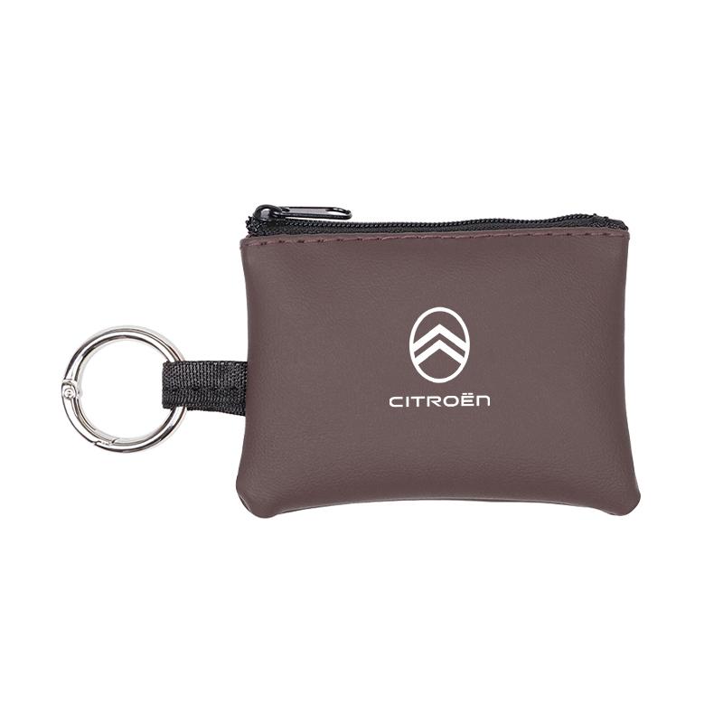 PU Leather Car Key Case Dust Key Bag Accessories For Citroen C1 DS3 C2 C3 Vts C4 Saxo C4L C5 C6 C8 Xsara C3-XR Picasso Berlingo