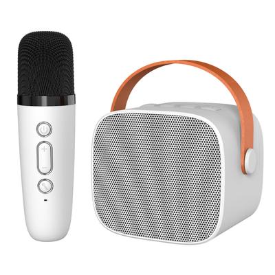 Mini Karaoke Makinesi HiFi Surround Ses Taşınabilir Bluetooth Hoparlör Mikrofonlu Ev İçin